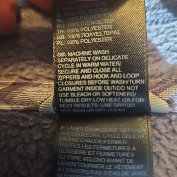 The North Face Hoodie Womens Medium Purple Crescent Pullover Sweatshirt Jacket - Picture 5 of 11